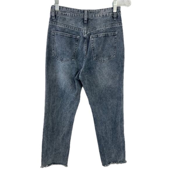 Superdown Revolve High Rise Button Fly Straight Leg Jeans 25 - Picture 2 of 6